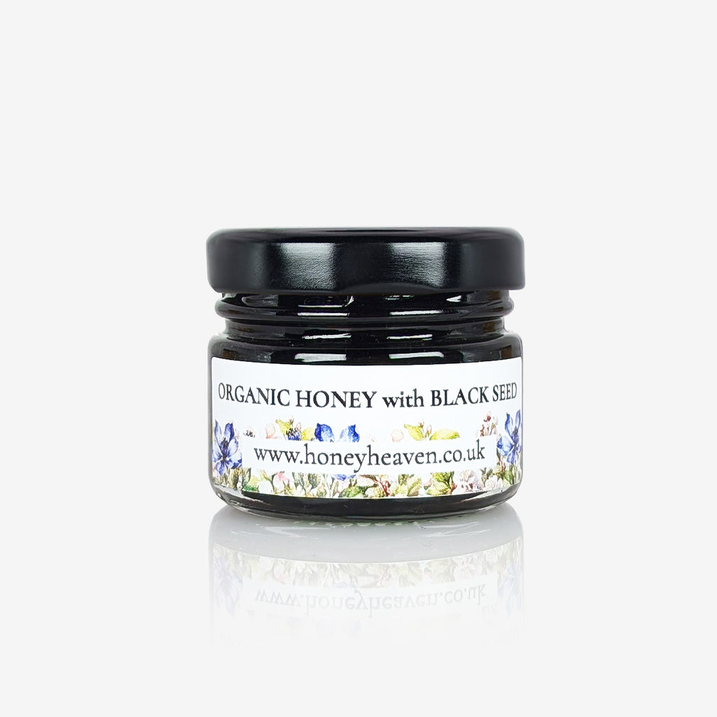 Organic Mini Honey with Black Seed 40g