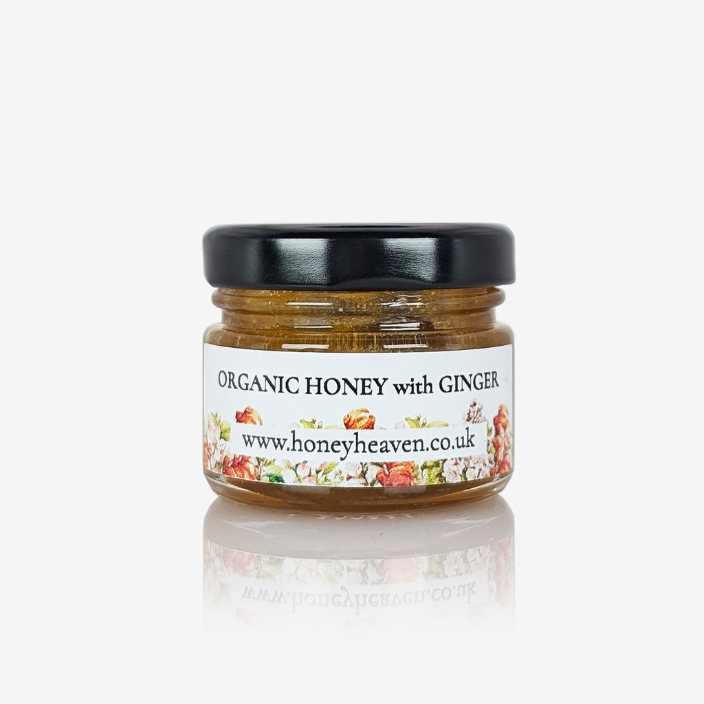 Organic Mini Honey with Ginger 40g