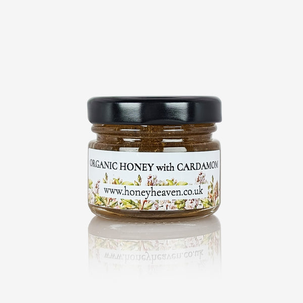 Organic raw mini honey cardamom