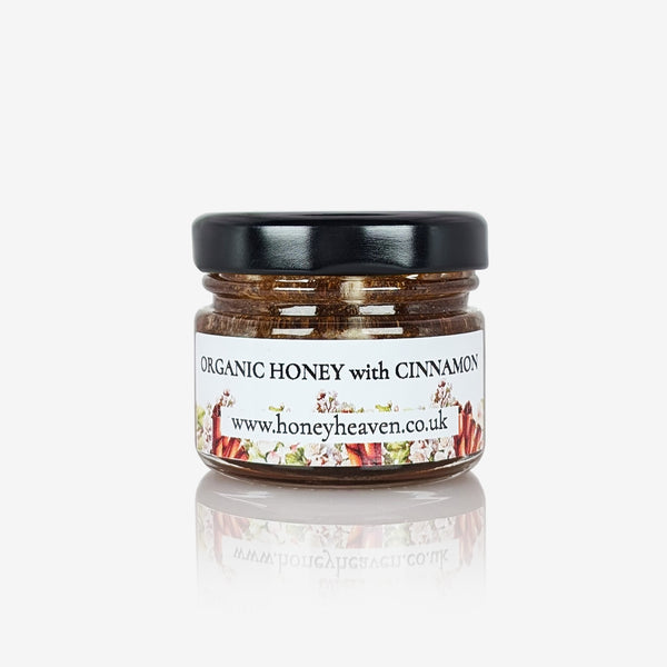 Organic raw mini honey Cinnamon