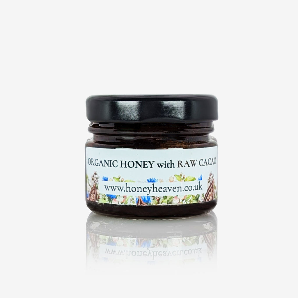 Organic Mini Honey with Raw Cacao 40g