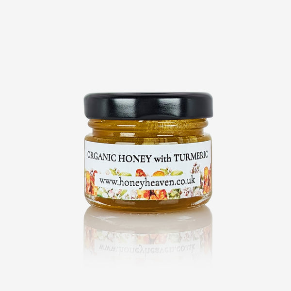 Organic raw mini honey turmeric