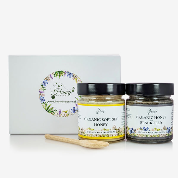 Organic Soft Set and Black Seed Honey Gift Set